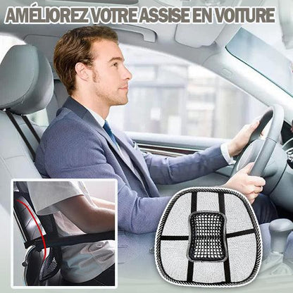 Coussin lombaire voiture | RelaxBack™ - Nathalie Thibeault