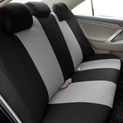 Housse-de-siège-de-voiture-gris-et-noir-arrière