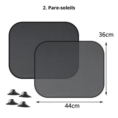 Pare soleil voiture | SunPal™ - Nathalie Thibeault